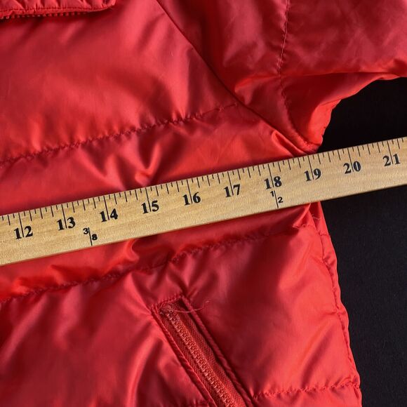 Alpine Designs Puffer Jacket Girl Size 12 Red Full Zip USA Down Ski Winter Nylon - Picture 8 of 13